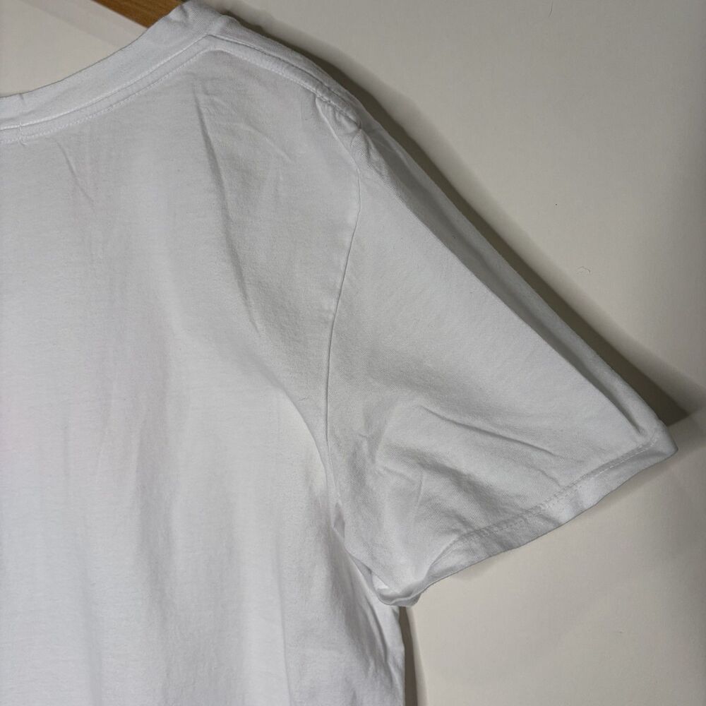 Fresh Produce T-Shirt Boulder Colorado White V-Neck Top Cotton Women XL - Picture 5 of 8